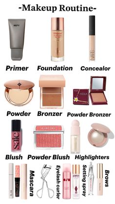 Makeup Routine Products, Makeup Routine Guide, Easy Eye Makeup, New Style Ideas, Makeup Materials, Preppy Makeup, Eye Makeup Images, Girl Products, Makeup Order