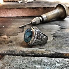 OTTASILVER Magnificent Silver Ring with Agate Stone Visionary Board, Silver Jewelry For Men, Blue Agate Stone, Custom Jewellery, Name Ring, Name Rings, Red Agate, Gemstone Jewellery, Jewelry For Men