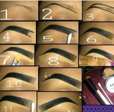 Draw On Eyebrows, Maquillage Yeux Cut Crease, Mekap Mata, Makeup Order, How To Draw Eyebrows