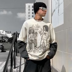 Our Casual Street Print Sweatshirt is perfect for those wanting to elevate their everyday wardrobe. Its timeless street print design and cotton blend fabric make this luxurious sweatshirt both comfortable and stylish. Crafted with attention to detail, this piece will bring a touch of sophistication to your off-duty wardrobe. Features: -100% Cotton -Crew neckline -Print design -Ribbed cuffs and hem -Unisex street style Free Socks, Free Bracelet, Fashion App, Print Sweatshirt, Everyday Wardrobe, Color Khaki, Off Duty, Printed Sweatshirts, Crew Neckline