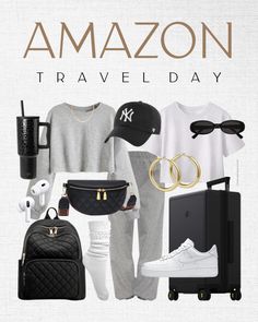 Amazon Athleisure Outfits, Vacation Athleisure, Fall Outfit For Women, Women Athleisure, Casual Travel Outfit, Airport Chic, Chic Travel Outfit, Comfortable Travel Outfit, Vision 2024