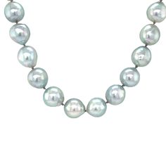 The blue hue of these Akoya Pearls adds a touch of uniqueness and sophistication to the necklace, offering a fresh and contemporary twist to the classic pearl strand. Wearing this necklace effortlessly elevates any attire, adding a dash of elegance and a pop of color to both formal occasions and everyday wear. Each piece from Valerie's Pearl Collection is a work of art that celebrates the enduring allure of pearls. Sterling Silver Length 17" 40 Cultured Akoya Blue PearlsNecklace and Pendant sold