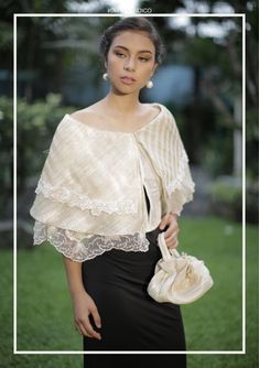 Philippine Costume, Filipino Attire, Barong Tagalog For Women, Filipino Aesthetic, Philippines Dress