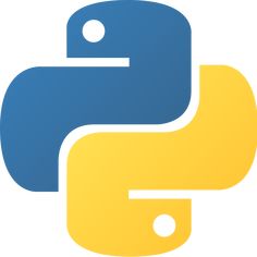 two blue and yellow snakes are shown in this logo for the web site, which has been