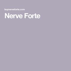 Nerve Forte