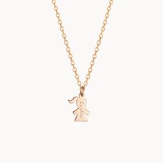 For those who will always be your little one, our Children’s Personalized Mini Girl Necklace is a truly special keepsake for them to treasure as they grow. A gift just for them, personalize this necklace with their name or date of birth to create an unforgettable gift to cherish.&nbsp;18K Champagne Gold Plated, 925 Sterling Silver or 18K Rose Gold PlatedMini Girl: 0.47 x 0.31Secure clasp fasteningCharms are removable from this chain and can be worn on all Merci Maman chain lengthsHand engrav Girl Necklace, Mini Charm, Girls Necklaces, Date Of Birth, Champagne Gold, Personalised Kids, Hand Engraving, 18k Rose Gold, Rose Gold Plates