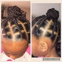 Natural Hairstyle Ideas, Black Toddler, Kid Braid Styles