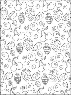 Welcome to Dover Publications in 2024 | Fruit coloring pages, Pattern coloring pages, Coloring book art Procreate Pattern, Diy Coloring Books, Flower Stencils, Fruit Coloring Pages, Colouring Sheets, Pattern Coloring Pages, Dover Publications, Floral Border Design, Colouring Page