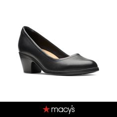 out of stock Slip On Pumps, Clarks Women's, Stylish Shoes, Black Pumps, Country Girls, Womens Heels, Comfortable Shoes, Real Leather, Shoes Women Heels