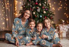 Capture the magic of Christmas morning in style with our holiday loungewear for the whole family! This Christmas morning outfit is not only comfortable but also perfect for those festive photos that will become treasured memories. Whether you're unwrapping gifts or enjoying a cozy breakfast, our loungewear adds a touch of holiday charm to your photos. Make your Christmas morning even more special - order your festive loungewear now! * Relaxed fit top and trousers made from 100% polyester. * Top: Button-down sleep shirt with notch lapel collar hits at hip. * Bottom: relaxed fit trousers with elastic waistband. * Machine washable in cold water. Hang dry. Do not bleach. BABY ROMPER Please note that the baby sizes (3M - 24M) are a different style than the adult and child loungewear. I only hav Christmas Morning Outfit, Holiday Loungewear, Button Down Sleep Shirt, Morning Outfit, Christmas Loungewear, Cozy Breakfast, Christmas Matching, Pet Shirts, Christian Christmas