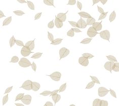 leaves are flying in the air on a white background