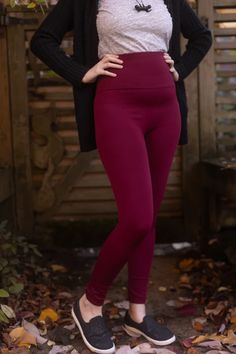 These opaque fleece lined tights come in three cheerful colors, to add style and warmth to your winter wardrobe! Trendy High Waist Tights For Fall, Fall Leggings With Wide Waistband In Solid Color, Solid Leggings With Wide Waistband For Fall, Comfortable Fitted Yoga Pants For Fall, Comfortable Fitted Winter Activewear, Comfortable Fitted Activewear For Winter, Trendy Full-length Winter Leggings, Trendy Winter Leggings For Loungewear, Full-length Leggings For Winter Loungewear