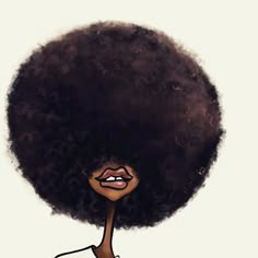 Black Animation Art, Afro Hair Art Drawings, Black Woman With Afro Drawing, Afro Art Tutorial, Afrocentric Art Black Power, Afro Hair Illustration, Black Illustration Art, Black Art Aesthetic, Afro Cartoon