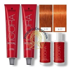 Igora 7.77 Ox 30, Igora Royal Copper, 7.77 Hair Color, Natural Curls Hairstyles, Haircut And Color, Tone Hair, Copper Hair