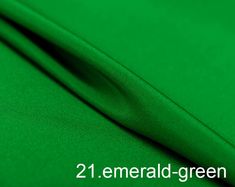 "The item is silk crepe de chine (silk CDC) NO.21 emerald-green color. If you are a professional buyer, please buy our fabric color card directly, so that the color difference between the photo color and the fabric color can be minimized. ●90 Colors Card. https://etsy.me/2OsRK8N ●Silk Fabric Sample. https://etsy.me/2KlMDXG WE COMBINE SHIPPING - Please Contact Us For Custom Order For silk CDC, we have 12mm, 14mm, 16mm and 30mm.The larger the mm, the thicker the fabric. Can be used for Dresses, Sk Light Navy Blue, Festival Skirts, Blue River, Silver Lake, Summer Blouses, Plum Purple, Olive Branch, Silk Crepe, Photo Colour