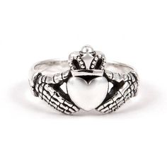 https://www.etsy.com/listing/558864339/claddagh-ring-skeleton-hand-sterling Classic Sterling Silver Hand Cast Rings, Classic Hand Cast Sterling Silver Rings, Symbolic Sterling Silver Rings With Polished Finish, Symbolic Sterling Silver Engraved Ring With Oxidized Finish, Symbolic Sterling Silver Rings For Anniversary, Hand Cast Engraved Silver Sterling Ring, Hand Cast Engraved Sterling Silver Ring, Hand Cast Sterling Silver Engraved Ring, Classic Sterling Silver Rings With Oxidized Finish