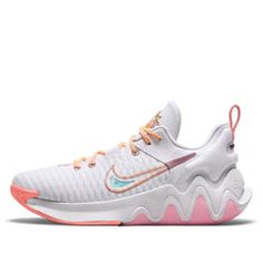 the nike react react sneak in white and pink is on sale for $ 599