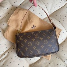 Louis Vuitton Pochette It’s In Really Great Condition, No Signs Of Wear Or Stains On The Exterior Or Interior Of The Bag. The The Strap Is In Good Condition As Well. The Hardware And Zipper Doesn’t Have Any Rub Offs. Comes With Dust Bag :) Measures Are 8.5” X 5” X 1.5” Date Code Ar1915 Made In France Feel Free To Msg Me For More Photos Or Additional Information:) Thank You For Viewing! Louis Vuitton Pochette Accessories, Louis Vuitton Satchel, Louis Vuitton Pouch, Vision 2025, Vision Bored, Lv Pochette, Louis Vuitton Vintage, Vintage Monogram, Bags Louis Vuitton