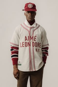 Aimé Leon Dore Fall/Winter 2023 Collection | Hypebeast Brown Pants White Shirt, Preppy Clothing Brands, Woolrich Parka, Cashmere Suit, Double Breasted Tuxedo, Baseball Tops, Preppy Streetwear, Ivy League Style, Collegiate Style