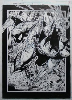 the amazing spider - man comic art print by artist peter kutchuck, from the cover