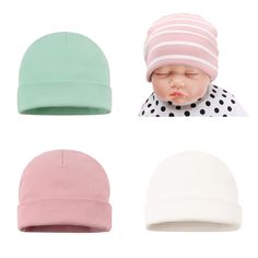 PRICES MAY VARY. HIGH QUALITY MATERIAL:Our baby newborn hats are made of high quality Cotton.Soft warm and comfortable,stretchy and flexible,no pilling;Keeps your little ones head toasty warm and looking adorable in the cold winter days. PROPER SIZE:The newborn hospital hat is 4.9*5.3 inches for Preemie-1 Months and 5.1*5.9 inches for 0-6 Months;6.3*7.5 inches for 6-12 Months.The infant beanie is slightly elastic and It doesn't put pressure on the child's head, and it keeps him warm. FEATURE:Our Infant Hats, Preemie Boy, Infant Beanie, Hats For Girls, Newborn Hospital Hats, Infant Hat, Preemie Baby, Boys Beanie, Baby Girl Hat