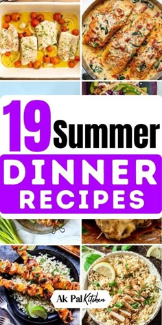 the top ten summer dinner recipes