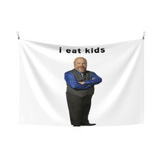 PRICES MAY VARY. 💖【Quality Material】 "I Eat Kids Bertram Tapestry" made of 100% polyester, bright colors, durable, lightweight, skin-friendly, soft texture, easy to hang or pack. 💖【Usage Scenarios】 We offer 2 sizes: [30 x 40 inch(76 x 100 cm), 40 x 60 inch(100 x 151 cm),]. Different usage scenarios, suitable for bedroom, college dorm, living room, classroom, office, outdoor, music, camping. 💖【ACCESSORY STRUCTURE】 "I Eat Kids Bertram Tapestry" (lock edge), with 2 barb clip and 3 no trace nail Bertram Tapestry, I Eat Kids Bertram, Wall Blanket Decor, College Dorm Living Room, Preppy Christmas Gifts, I Eat Kids, Wall Blanket, Tapestry For Bedroom, Blanket On Wall