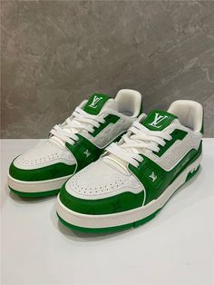 Size: 35-47 It comes with Dust box, Care manual, Tag, and Paper bag.Size Guide: Luxury Green Sneakers For Streetwear, Luxury Green Custom Lace-up Sneakers, Luxury Custom Green Lace-up Sneakers, Green Luxury Low-top Custom Sneakers, Designer Green Low-top Custom Sneakers, Size Guide, Paper Bag, Things To Come