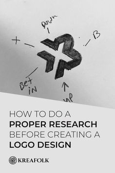 the cover of how to do a proper research before creating a logo design