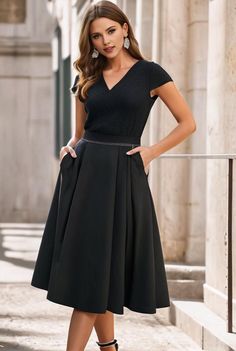 romantic v neck lace bodice wedding guest dress with pockets 112300 Formal V-neck Midi Dress, Elegant V-neck Dress For Night Out In Spring, Formal Summer V-neck Dress With Short Sleeves, Chic V-neck Midi Dress For Semi-formal Occasions, Summer Formal V-neck Short Sleeve Dress, Chic Semi-formal Midi V-neck Dress, V-neck Evening Dress For Office, V-neck Midi Dress For Semi-formal Summer Occasions, V-neck Office Lady Evening Dress