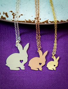 Bunny Necklace - Rabbit Necklace - Bunny Jewelry - Personalized Pet Bunny Rabbit - Pet Jewelry - Pet Gift Her - Pet Mom - New Pet -4H Handmade Cute Charm Necklaces For Mother's Day, Cute Necklaces For Mother's Day Party, Rabbit Memorial, Bunny Custom, Rabbit Necklace, Bunny Jewelry, Pet Bunny Rabbits, Custom Bunny, Bunny Girls