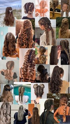 Beach Hairstyles For Long Hair, Cute Simple Hairstyles, Easy Hairstyles For Medium Hair, Hairstyles For Thick Hair, Hairstyles For Layered Hair