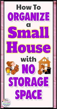 Home Organization Hacks For a Small House With NO Storage Space Small House Storage, Small House Organization, Storage Hacks Diy, House Storage, Front Porch Ideas Curb Appeal, A Small House