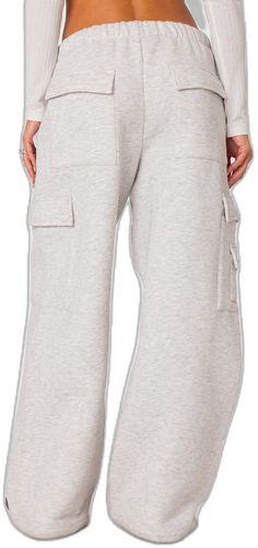 Sporty Full Length Pants With Side Pockets, Sporty Straight Leg Bottoms With Patch Pockets, Sporty Wide-leg Pants With Pockets, Sporty Straight Leg Pants With Multiple Pockets, Relaxed Fit Full Length Bottoms With Pockets, Relaxed Fit Full-length Bottoms With Pockets, Utility Pants With Hip Pockets For Loungewear, Loungewear Trousers With Patch Pockets, Gray Cargo Pants With Side Pockets