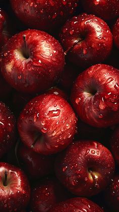 #RipeRedApples #CausticIllumination #DslrQuality #PolishedSkins #LightRefractions #DetailedTexture #9:16AspectRatio #TheCandie Red Apples Aesthetic, Apple Arrangements, Red Apple Aesthetic, Red Autumn Aesthetic, Red Fall Aesthetic, Apples Aesthetic, Red Objects, Autumn Apples, Apple Images