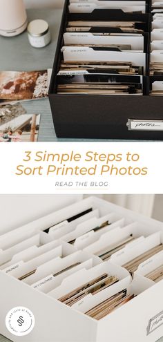 three simple steps to sort printed photos read the blog and share them with your friends