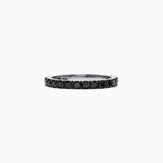 Effy 14K White Gold Black Diamond Stack Ring, 0.65 TCW Diamond Stacks, Stack Ring, Everyday Luxury, Real Jewelry, Effy Jewelry, Jewelry Rings Diamond, Gold Diamond Rings, Pendant Bracelet, Rings Necklaces