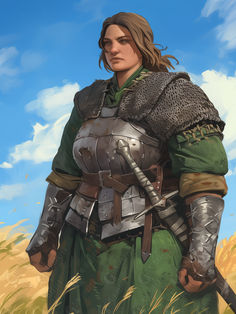 Dnd Female Fighter, Fighter Dnd, Fantasy Fighter, Fantasy Vibes, Npc Art, D D Classes