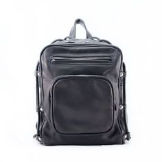 Black leather backpack Tefia Mortise, women's rucksack for school, urban work travel bag, casual, ha Modern Faux Leather Backpack For Travel, Leather Backpack For On-the-go, Modern Faux Leather Backpack For On-the-go, Faux Leather Backpack For School, Rectangular Faux Leather Travel Backpack, Leather Backpack With Large Capacity For On-the-go, Leather Travel Backpack With Large Capacity, Leather Travel Bag With Large Capacity, Functional Soft Leather Backpack For Daily Use