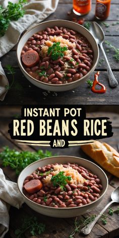 instant pot red beans rice and sausage