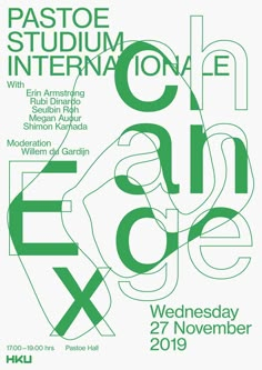 an advertisement for the international exhibition of contemporary art