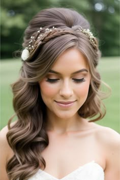 28+ Shoulder Hairstyles for Wedding 14 Shoulder Hairstyles, Hair Cut Guide, Romantic Waves, Engagement Hairstyles, Lady Hair, Hairstyles For Wedding, Everyday Hair