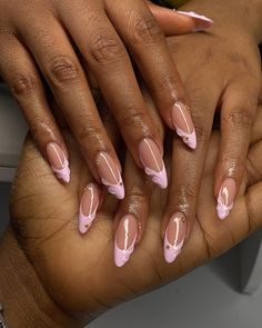 A pretty pink beauty💗✨ . Slots available. Dm for bookings! . #nailsbyaugust #glambyaugust #nailsoflagos #nailsinlagos #lekkinailtech #lekkinails #lagosnails #lagosnailtech #nailsinlekki #nailtechinlekki #nailsinlekkilagos #explore #explorepage Nude Gel Nail Designs, Normal Nails, Nail Inspo 2023, Colourful Acrylic Nails, Grad Nails, Nails And Rings, Femininity Aesthetic, Nails Board, Nails Inspired