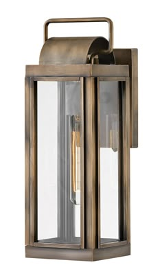 Hinkley - 2840BU - One Light Outdoor Lantern - Sag Harbor - Burnished Bronze Wall Mount Lantern, Exterior Light Fixtures, Exterior Lights, Outdoor Lantern, Led Outdoor Wall Lights, Garage Lighting, Hinkley Lighting, Led Stripes, Outdoor Sconces