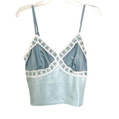 Nwt Gorgeous L.A. Hearts Top A Kendall Jenner Pick Shades Of Blue With Lace Detail Sleeveless And Adjustable Straps Crop Top Style Size Medium Item Is Listed On 3 Other Platforms, So Grab It Soon!! Light Blue Summer Tank Top With Built-in Bra, Spring Blue Camisole With Built-in Bra, Blue Sleeveless Camisole With Built-in Bra, Blue Cami Tank Top, Fitted Light Blue Camisole Tank Top, Spring Light Blue Tank Top With Built-in Bra, Blue Spaghetti Strap Tank Top With Lace Trim, Blue Camisole With Built-in Bra For Spring, Blue Camisole Crop Top With Vest Detail