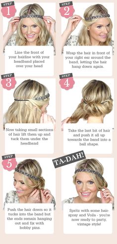 1920s Hairstyles For Long Hair, 1920s Hairstyle, Great Gatsby Hairstyles, 1920s Hairstyles, 1920s Hair Tutorial, Hairstyles Reference