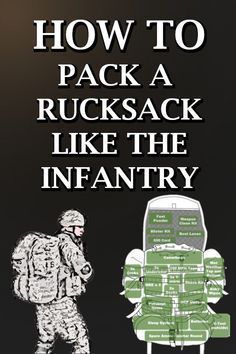 the cover of how to pack a rucksack like the inflantry