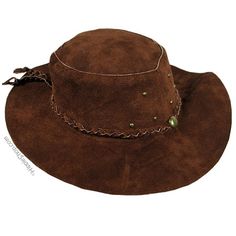 Brown Leather Floppy Hat on Sale for $19.95 at HippieShop.com Caramel Palette, Pagan Clothes, Hippie Hats, Buffalo Sandals, Crocheted Vest, Macrame Belt, Jeans With Embroidery, Boho Hats, Hippie Hat