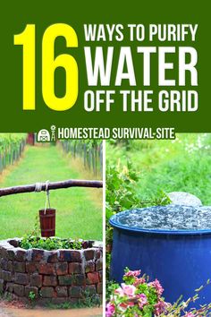 Live Off Grid, Water Collection System, Survival Skills Emergency Preparedness, Water Survival, Purify Water, Living Off Grid, Off Grid Survival, Camping Hacks Diy