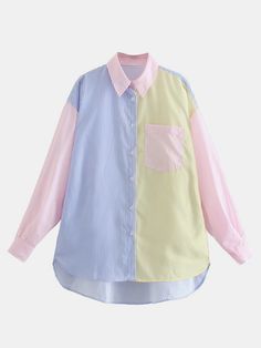 Estilo Hipster, Blouses Vintage, Kimono Yukata, Smock Blouse, Blue Striped Shirt, Blouse Material, Loose Tops, Pullover Shirt, Tunic Shirt